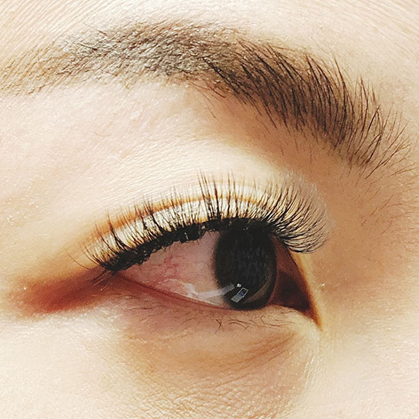 Eyelash extension example