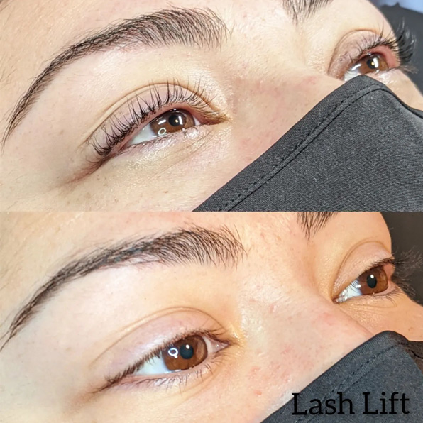 Woman with Lash Lift